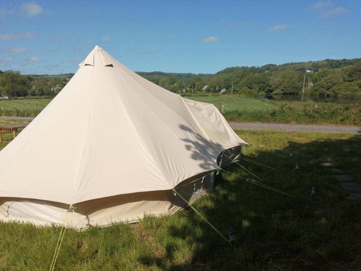 Ciliau-Aeron Coed Y Brenin Retreat - Bell Tent Glamping Near Aberaeron المظهر الخارجي الصورة