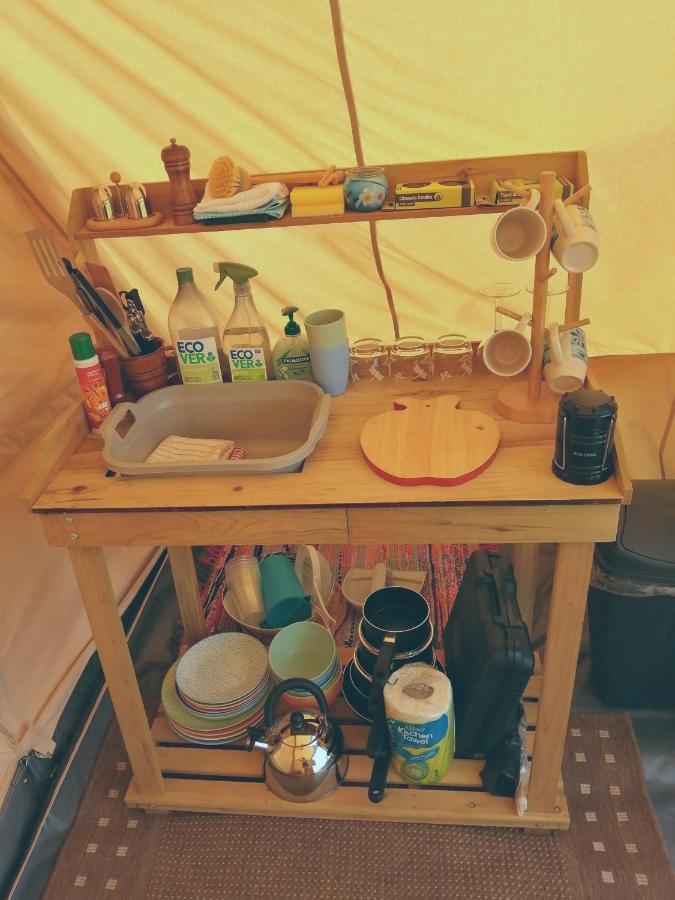 Ciliau-Aeron Coed Y Brenin Retreat - Bell Tent Glamping Near Aberaeron المظهر الخارجي الصورة